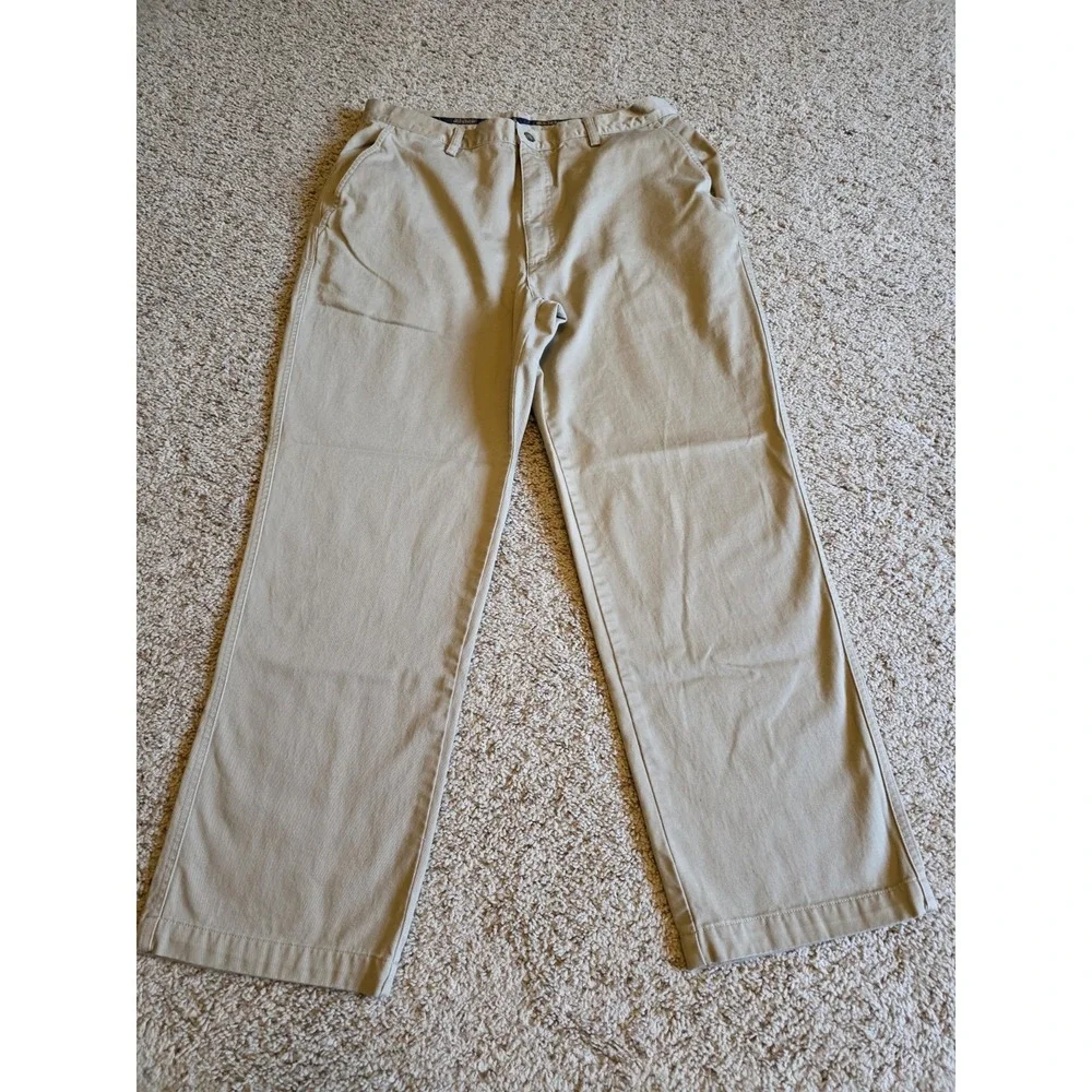 Woolrich Pants Mens 36x30 100% Cotton Nomad Midweight Canvas Khaki Beige Chino